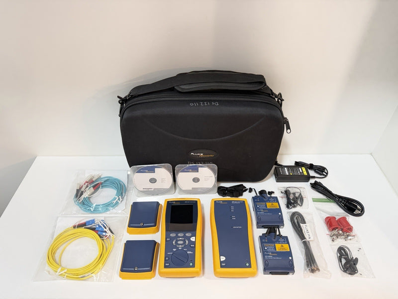 FLUKE NETWORKS DTX-CLT CERTIFIBER OLTS TESTER KIT W/DTX-MFM2 (TESTED)SHIPS FREE