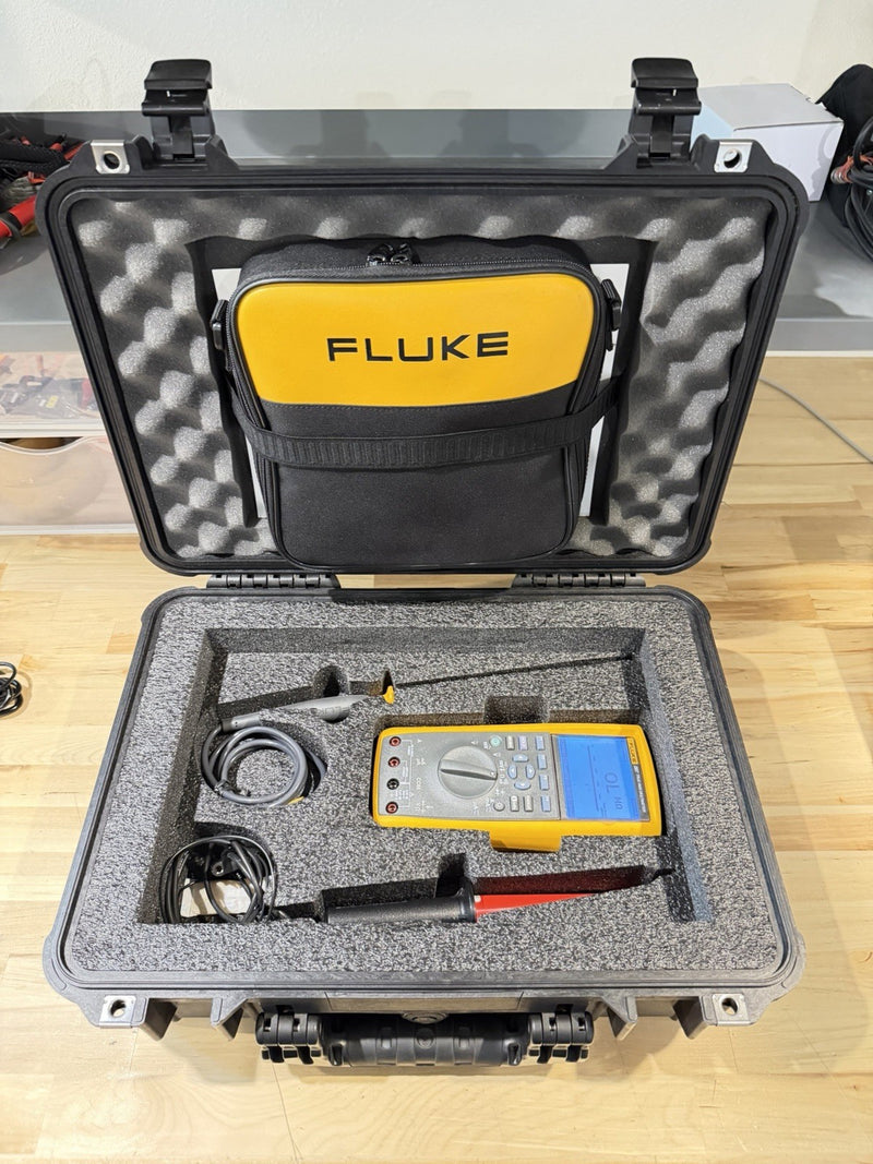 FLUKE 287 AN/GSM-437 DIGITAL MULTIMETER TESTER KIT TESTED