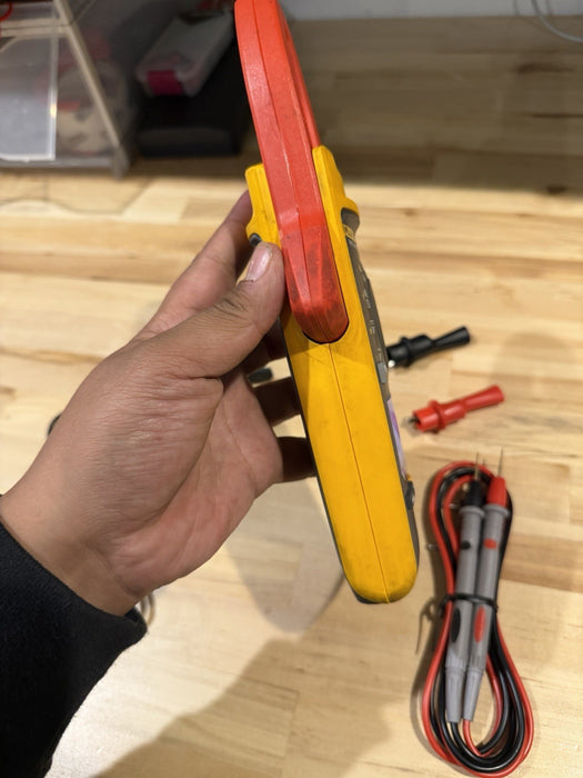 FLUKE 376FC WIRELESS TRUE RMS AC/DC CLAMP METER W/LEADS - SHIPS FAST