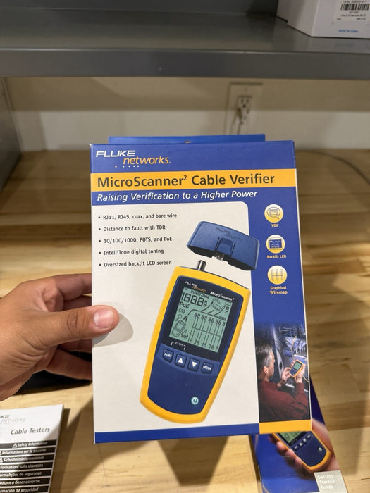 FLUKE NETWORKS MICROSCANNER 2 CABLE VERIFIER