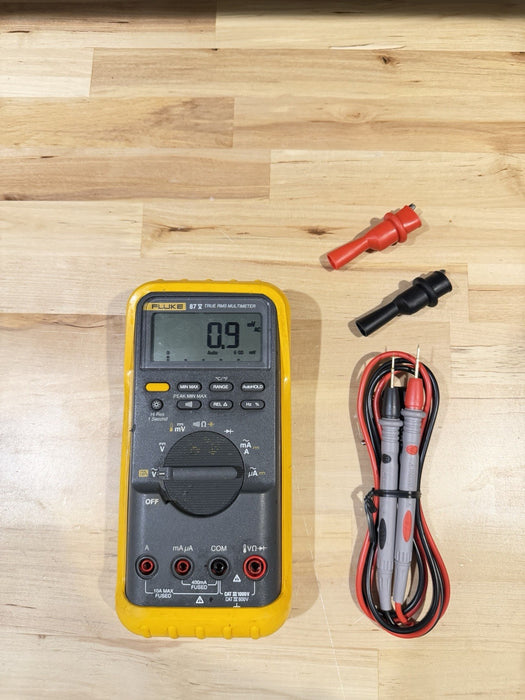 FLUKE 87V TRUE RMS MULTIMETER WITH LEADS TESTED