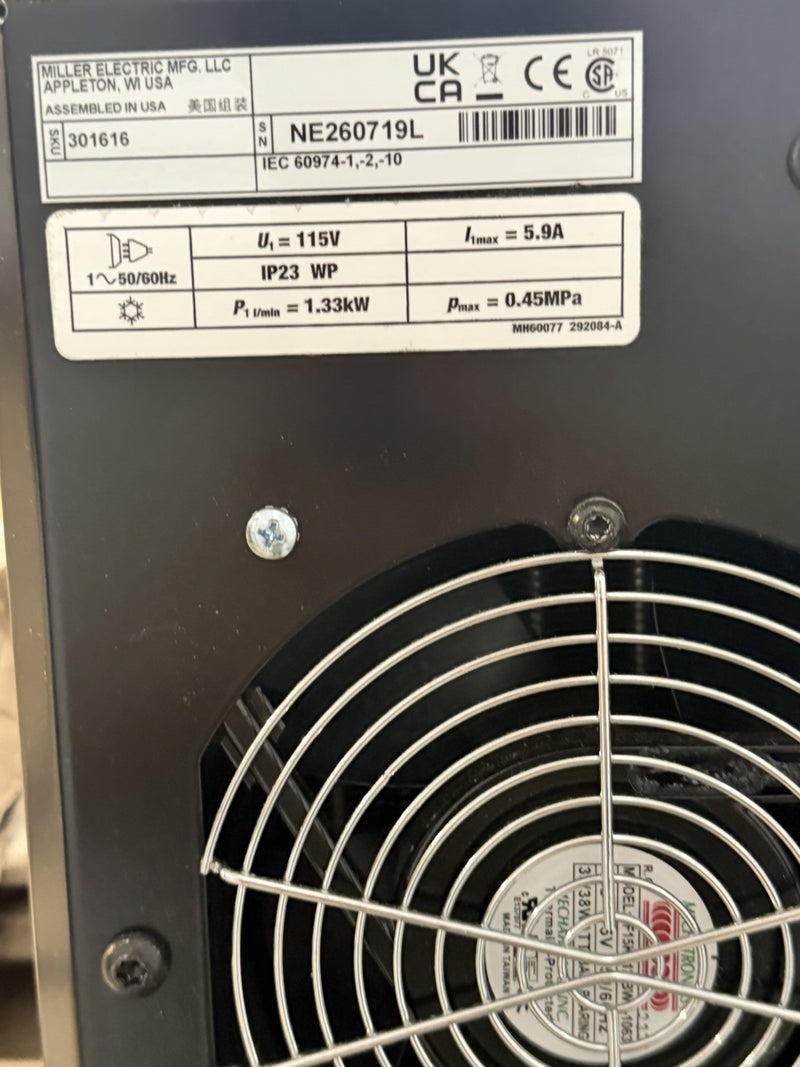 MILLER COOLMATER 1.3 115V TIG COOLER 301616 (NEW SEALED) FREE SHIPPING