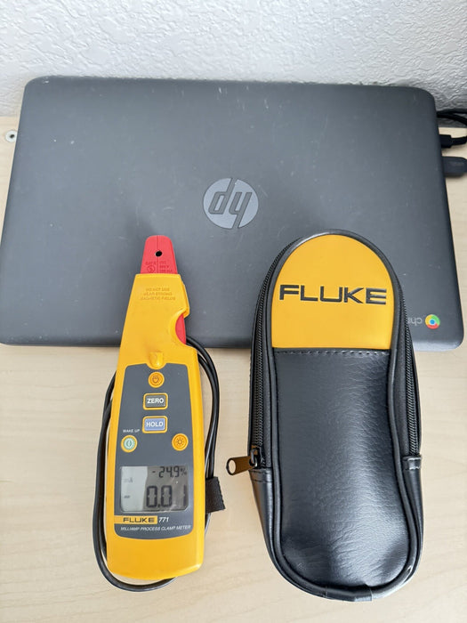 FLUKE 771 MILLIAMP PROCESS CLAMP METER WITH BAG