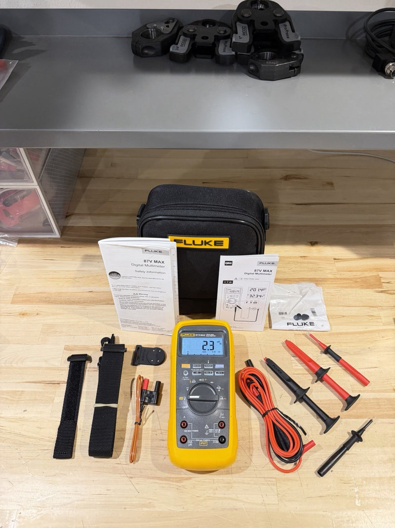 FLUKE 87V MAX TRUE RMS MULTIMETER KIT (FREE SHIPPING) NEW