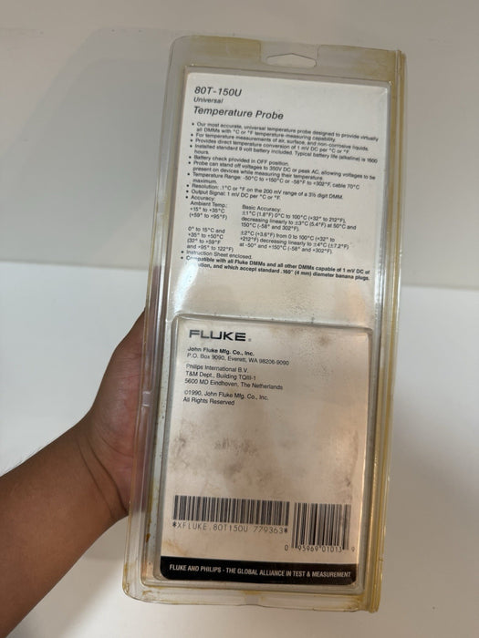 FLUKE UNIVERSAL TEMPERATURE PROBE 80T-150U NEW SEALED