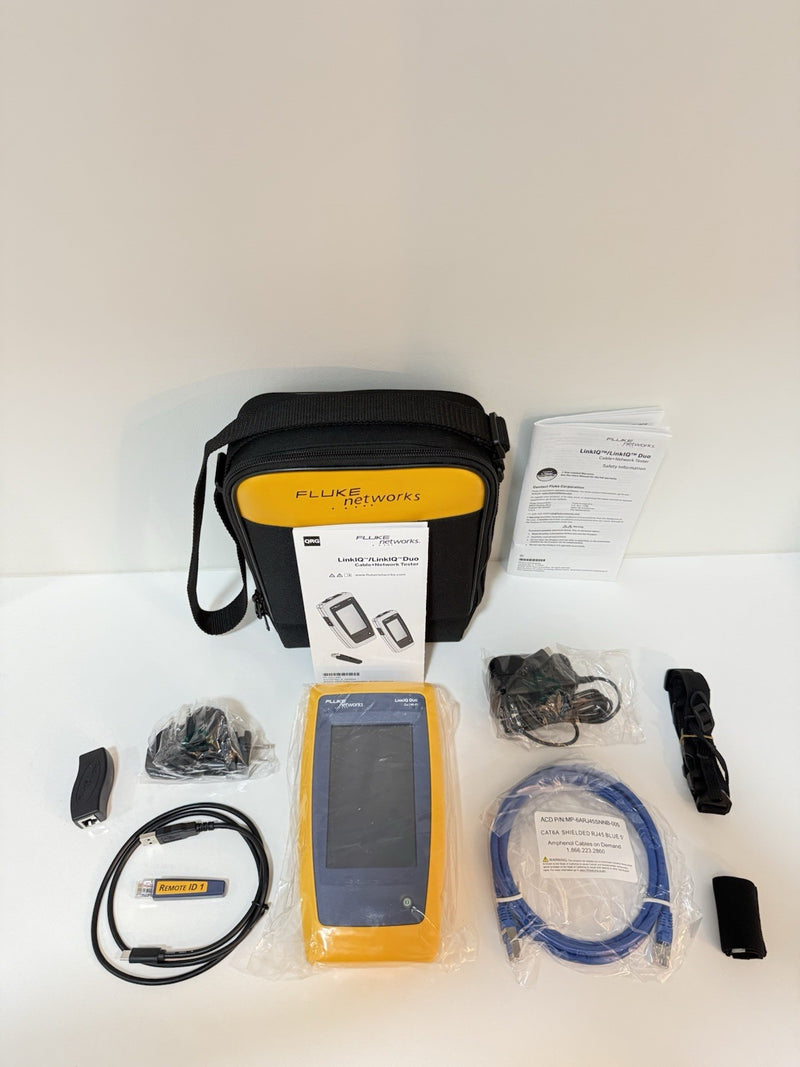 FLUKE NETWORKS LINKIQ-DUO WIFI NETWORKS TESTER MFD-2025 /SHIPS FREE