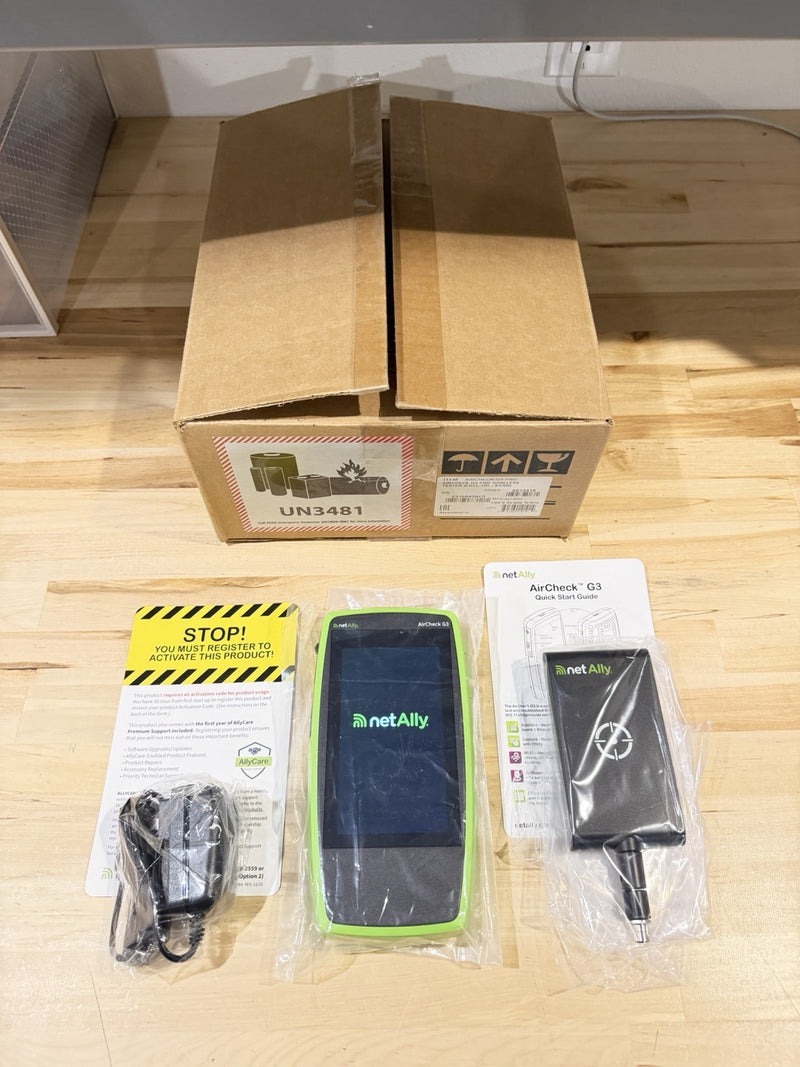 NETALLY AIRCHECK G3 PRO WIRELESS TESTER WITH CHARGER & ANTENNA