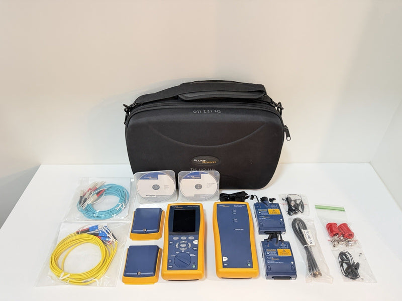FLUKE NETWORKS DTX-CLT CERTIFIBER OLTS TESTER KIT W/DTX-MFM2 (TESTED)SHIPS FREE