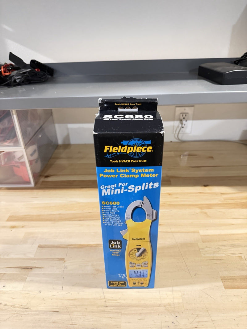 FIELDPIECE SC680 TRUE RMS JOB LINK METER (NEW FACTORY SEALED) FREE SHIPPING