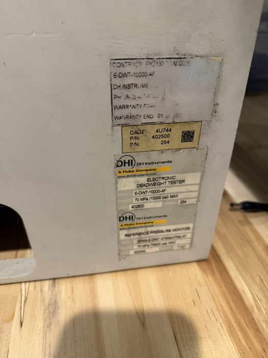 RPM4-E-DWT ELECTRONIC DEADWEIGHT TESTER (PARTS ONLY) FOR PARTS - SHIPS FAST