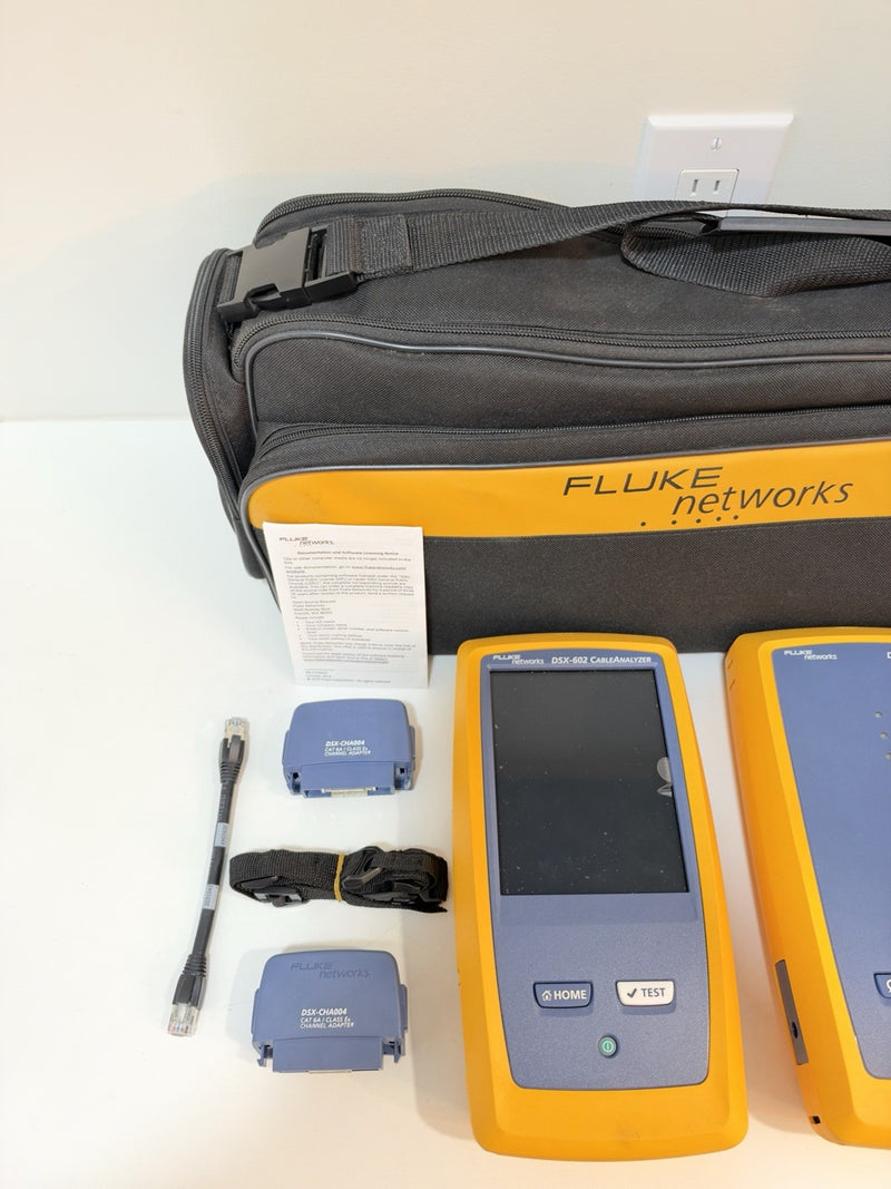 FLUKE NETWORKS DSX-602 PRO 500MHZ CABLE ANALYZER V2 W/ WIFI - SHIPS FREE NEW