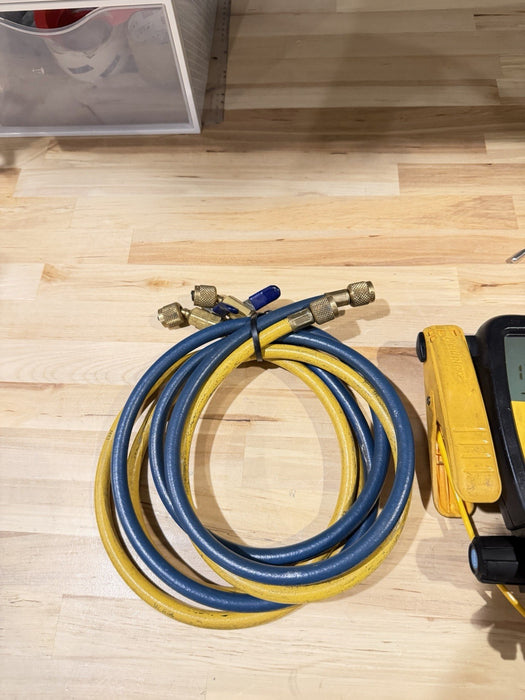 FIELDPIECE SM480V 4-PORT SMAN REFRIGERANT MANIFOLD W/ HOSES (TESTED) SHIPS FAST