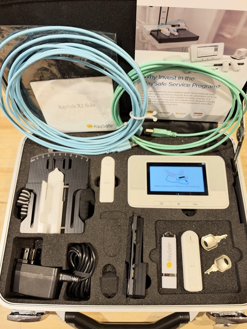 RAYSAFE X2 SOLO RF UNIT KIT W/ DENT & RF SENSOR & ACCESSORIES - FREE SHIPPING
