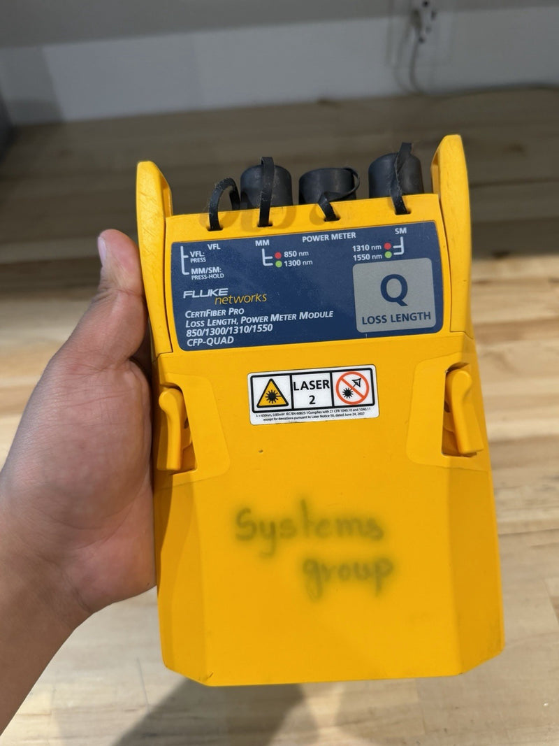 FLUKE NETWORKS CFP-QUAD SM MM MODULE TESTED