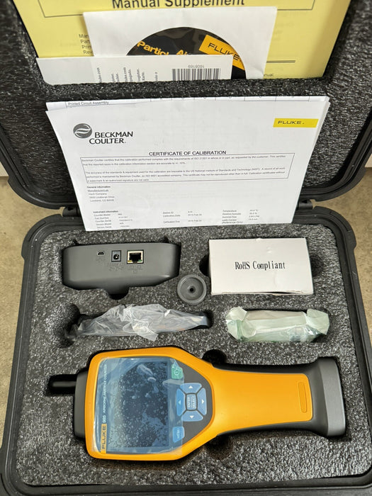 FLUKE 985 AIRBORNE PARTICLE COUNTER QUALITY HVAC IAQ METER NEW