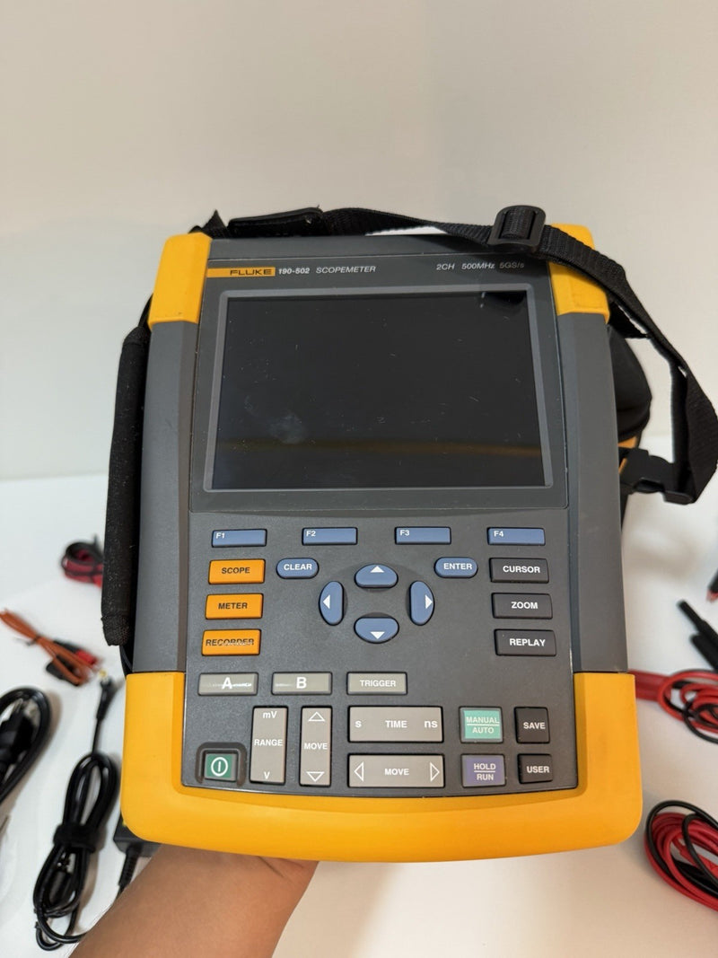 FLUKE 190-502 SCOPEMETER 2CH 500MHZ 5GS/S TESTED