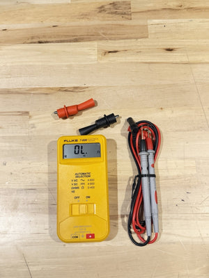 FLUKE 7-600 ELECTRICAL TESTER W/ LEADS & CLIPS (SHIPS FAST) TESTED
