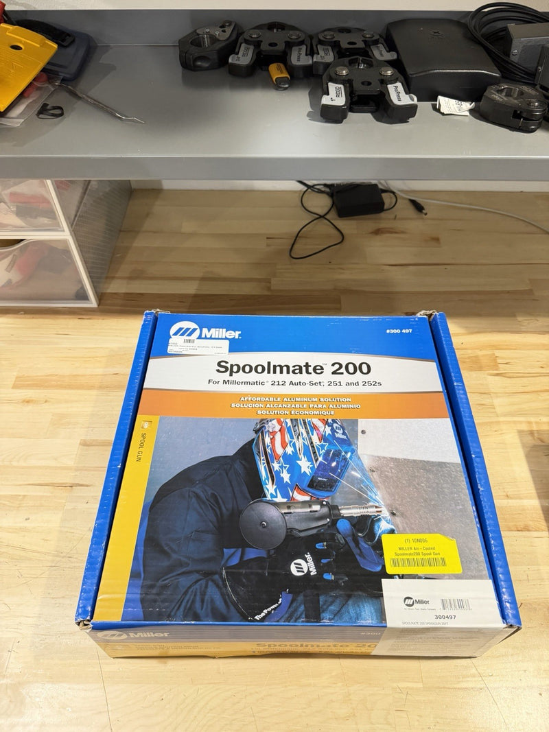 MILLER SPOOLMATE 200 SPOOLGUN 20FT 300497 (NEW FACTORY SEALED)