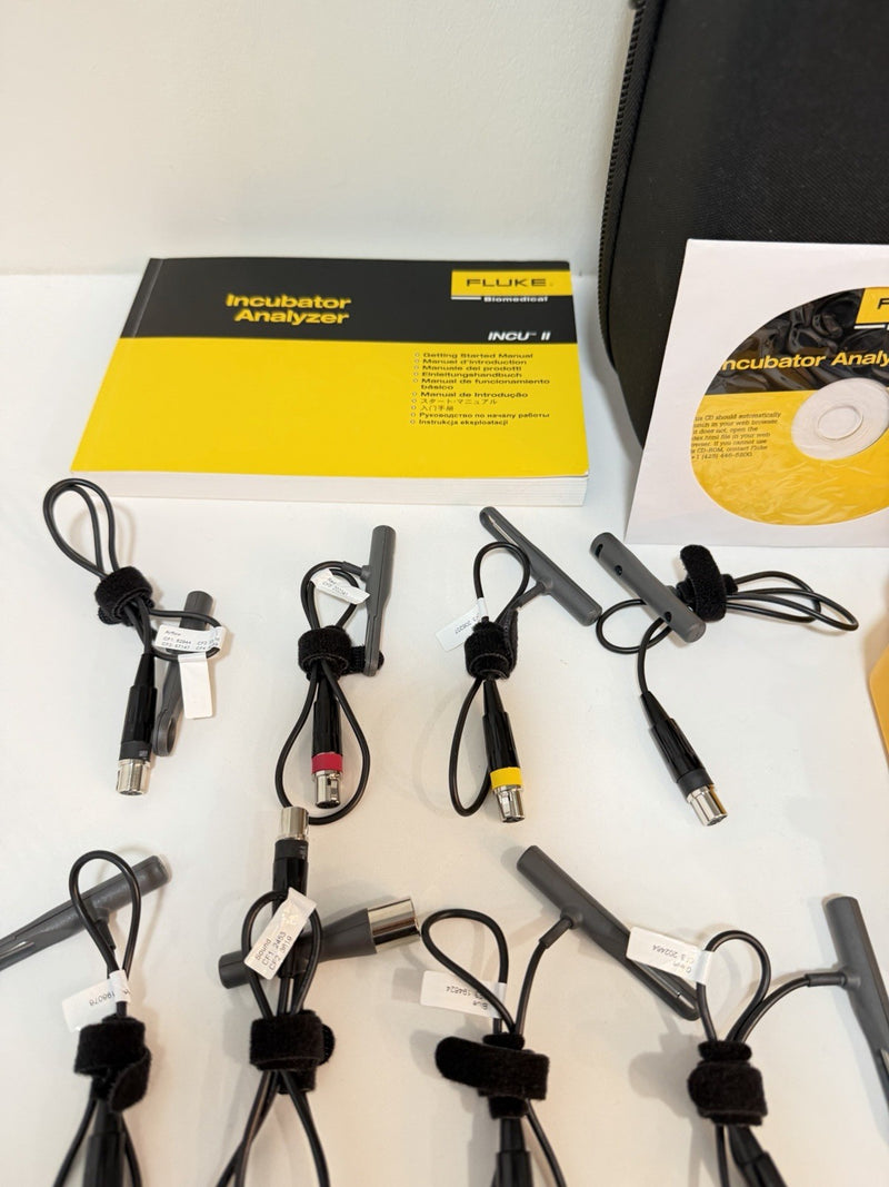 FLUKE INCU II INCUBATOR ANALYZER KIT CALIBRATED 2024 TESTED