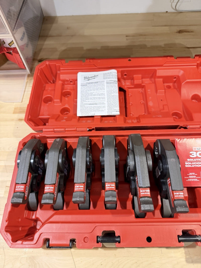 MILWAUKEE 49-16-2661M 1/4”-7/8” STREAMLINE ACR PRESS JAW KIT -NEW FACTORY SEALED