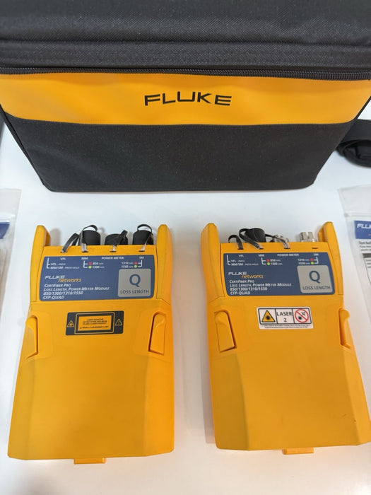 FLUKE NETWORKS CFP-Q CFP-QUAD CERTIFIBER PRO SM MM FIBER OLTS (CALIBRATED 2025)