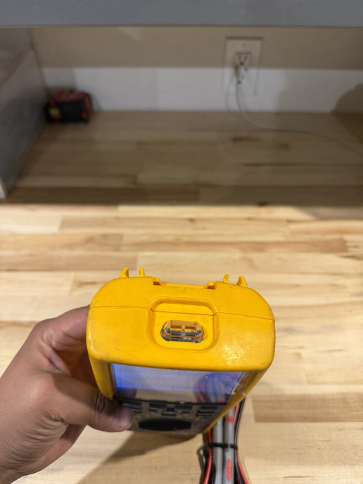 FLUKE 289 TRUE RMS ELECTRONIC LOGGING DIGITAL MULTIMETER W/ LEADS & CLIPS #9