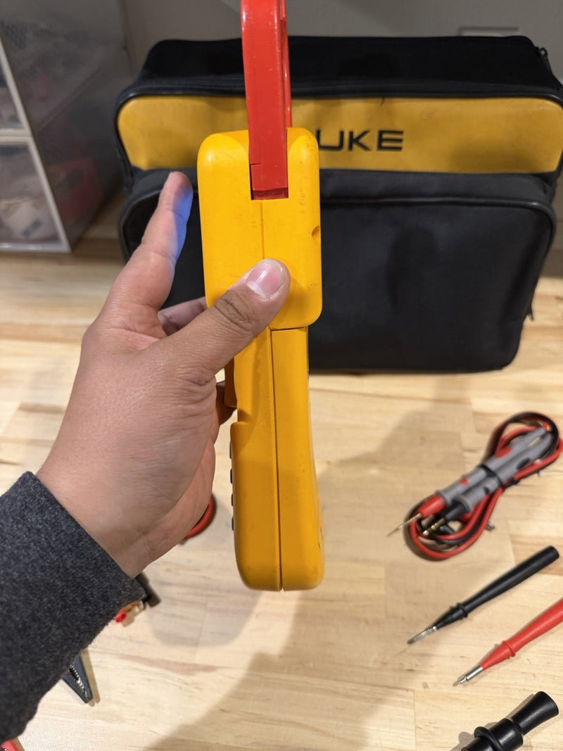 FLUKE 345 POWER QUALITY CLAMP METER WITH LEADS & ACCESSORIES