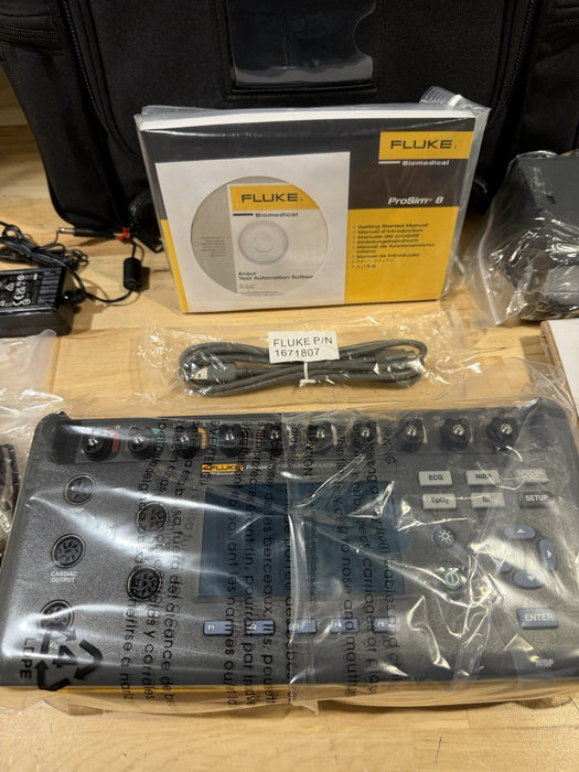 FLUKE BIOMEDICAL PROSIM 8 & SPOT SPO2 MODULE KIT