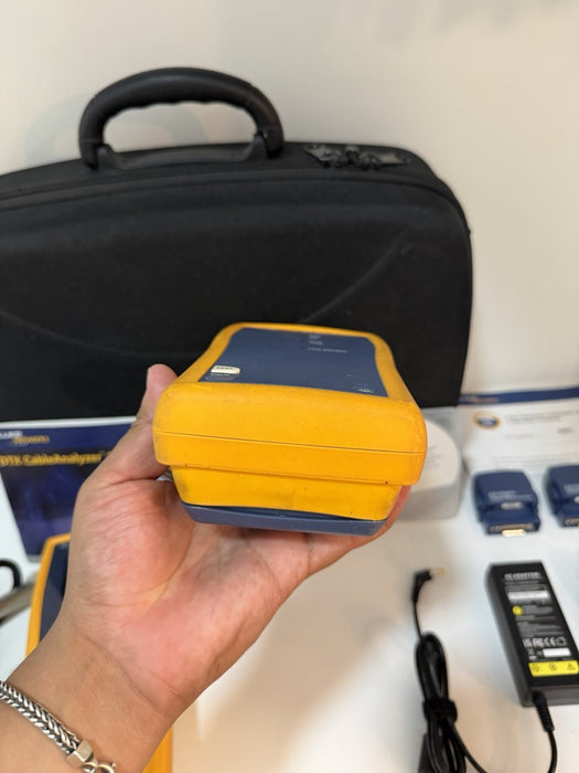 FLUKE NETWORKS DTX-1800 DTX CABLE ANALYZER KIT & PLA002 TESTED