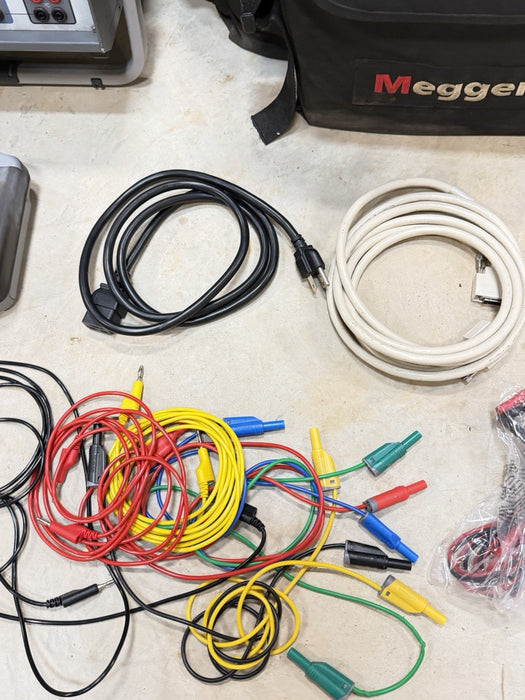 MEGGER MPRT8430 PROTECTIVE RELAY TESTING SYSTEM & TOUCHVIEW INTERFACE & CABLES