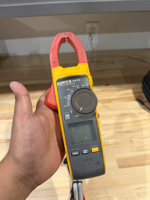 FLUKE 376FC WIRELESS TRUE RMS AC/DC CLAMP METER WITH LEADS