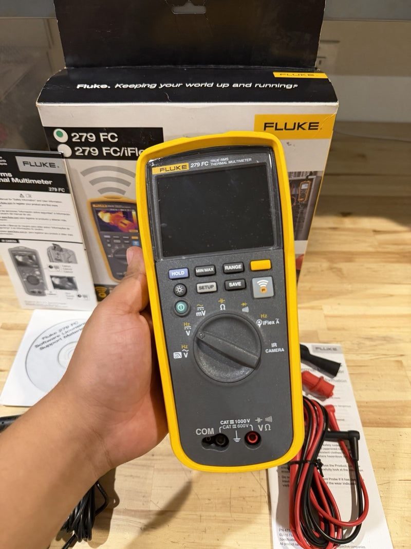 FLUKE 279 FC TRUE-RMS THERMAL MULTIMETER KIT (SHIPS FAST) FREE SHIPPING - NEW
