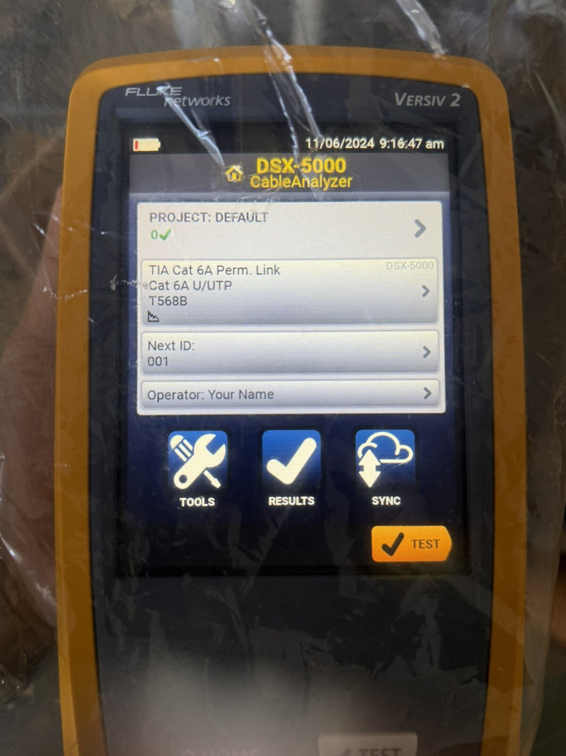 FLUKE NETWORKS DSX2-5000 CALIBRATED 2024 MFD 2024