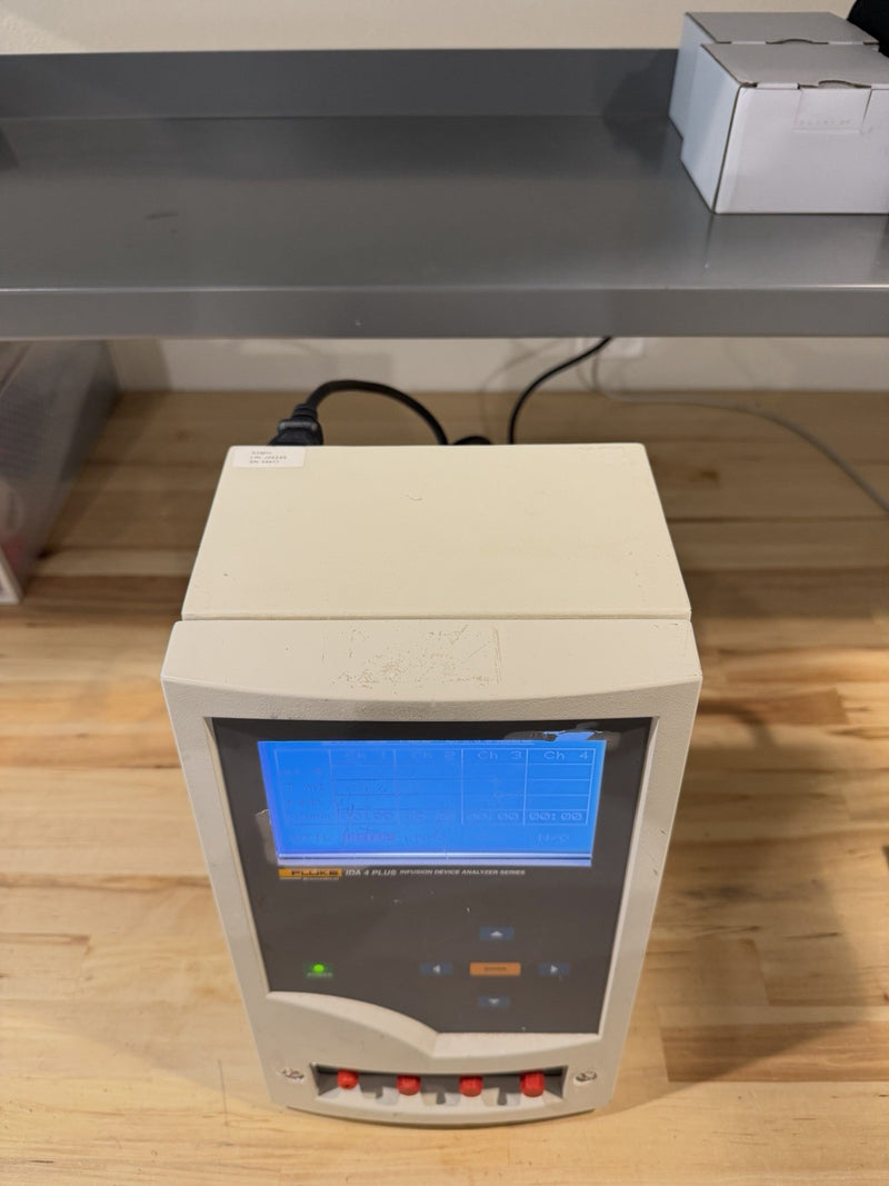 FLUKE BIOMEDICAL IDA 4 PLUS INFUSION DEVICE ANALYZER SERIES TESTED