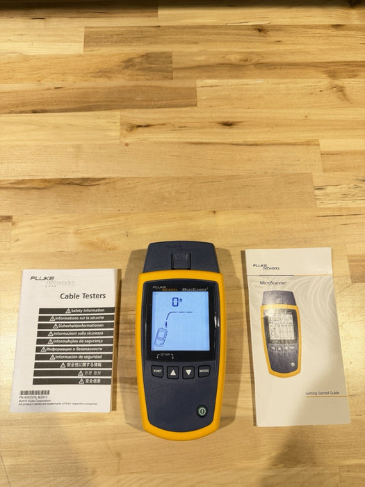 FLUKE NETWORKS MS2-100 MICROSCANNER 2 CABLE VERIFIER NEW