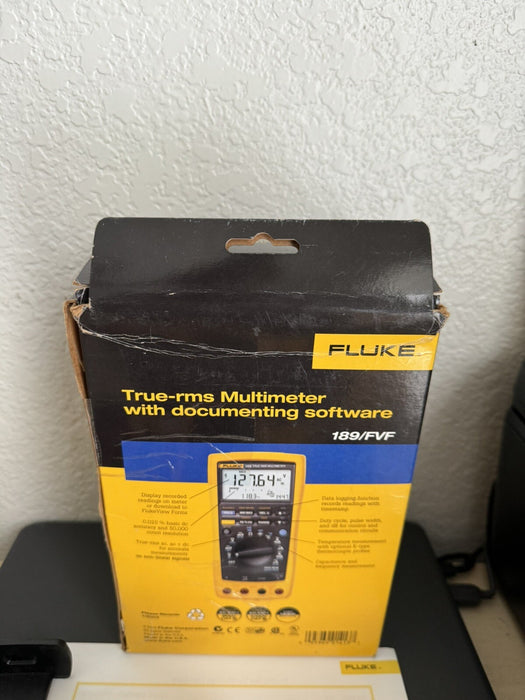 FLUKE 189/FVF COMBO PACK TRUE RMS DIGITAL MULTIMETER