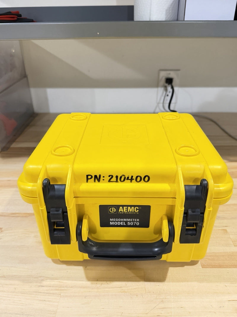 AEMC 5070 MEGOHMMETER GRAPHICAL INSULATION TESTER