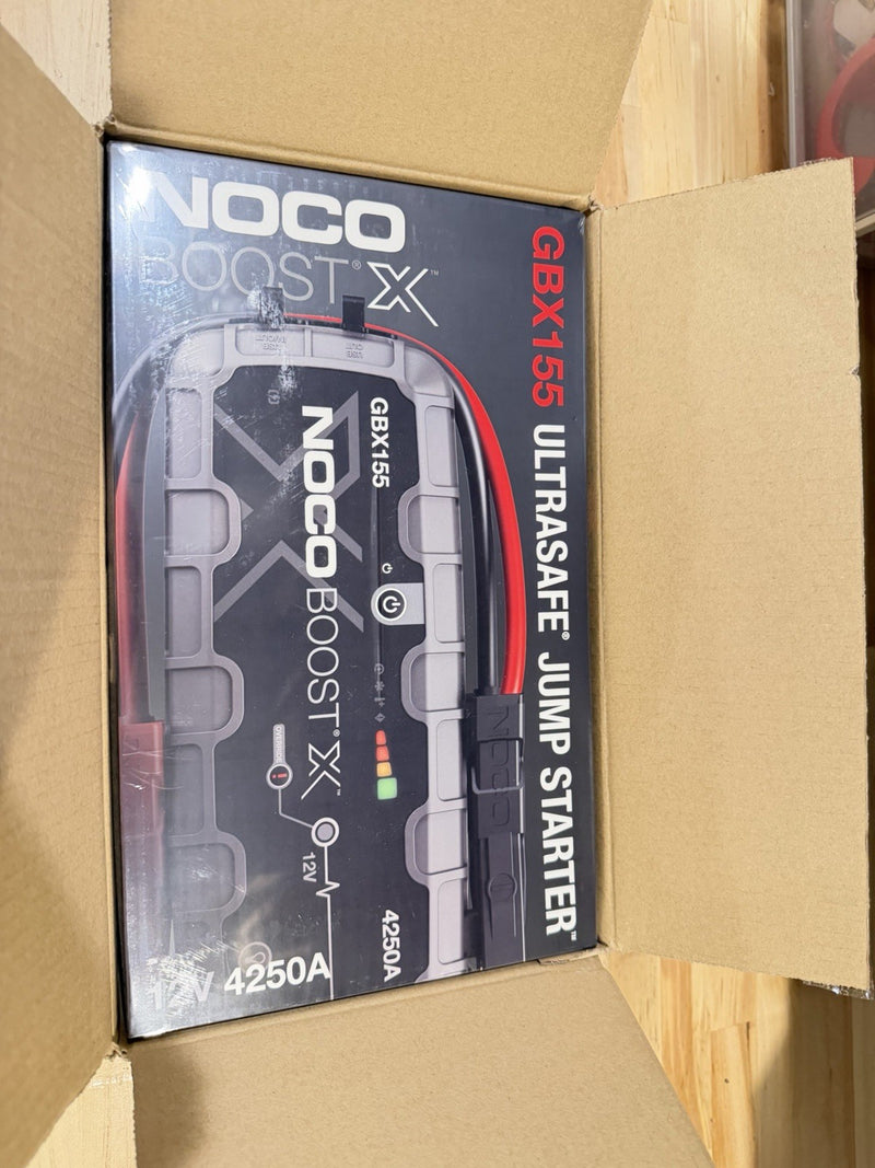 NOCO BOOST X GBX155 4250 AMP 12V ULTRASAFE LITHIUM JUMP STARTER (NEW SEALED)