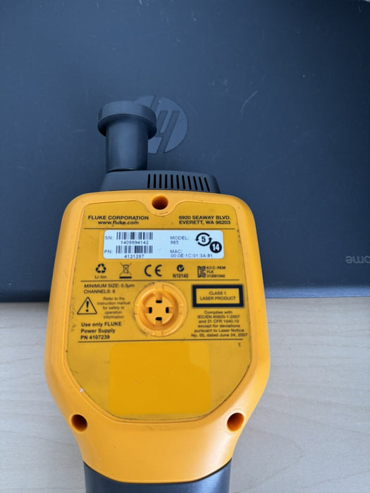 FLUKE 985 PARTICLE COUNTER AIR QUALITY METER HVAC IAQ WITH NEW LEAD SET