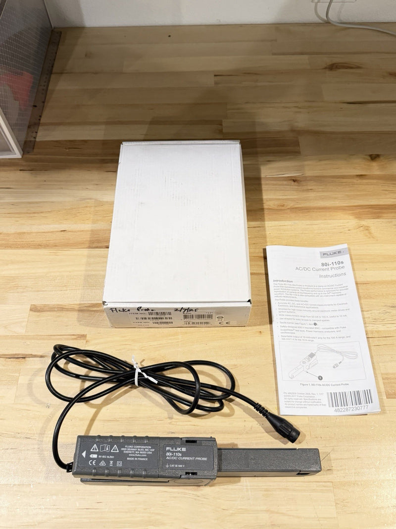 FLUKE 80I-110S AC DC CURRENT PROBE