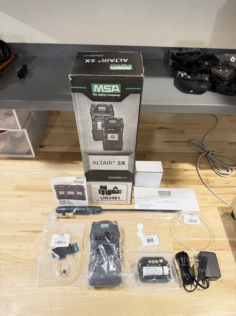 MSA ALTAIR 5X 10165446 MULTIGAS PID DELUXE DETECTOR KIT W/ PROBE KIT -NEW SEALED