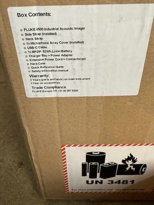 FLUKE II500 ACOUSTIC IMAGER MFD 2024