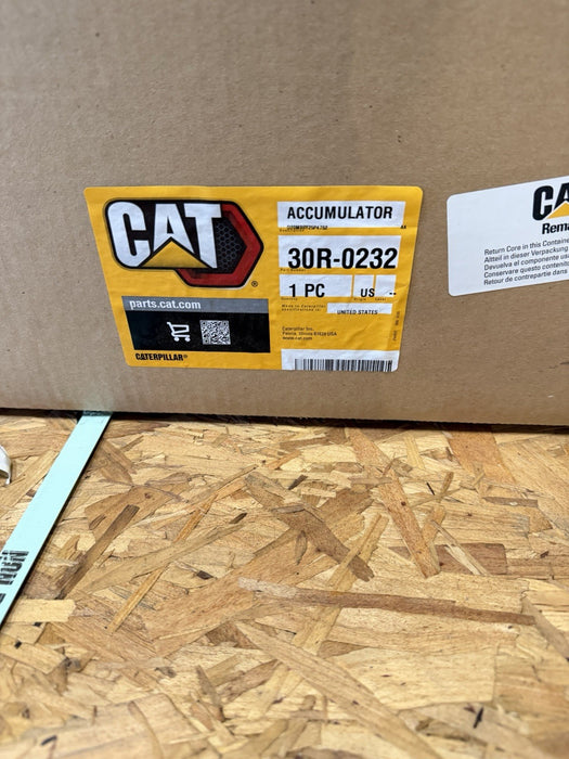 CAT 30R-0232 ACCUMULATOR (NEW SEALED) - GENUINE OEM SHIPS FAST