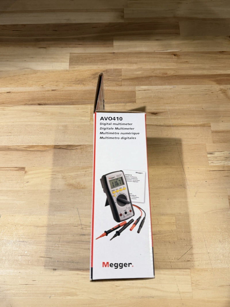 MEGGER AVO410 DIGITAL MULTIMETER TRUE RMS CAT IV 600V WITH LEADS