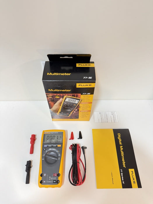 FLUKE 77 IV DIGITAL MULTIMETER CALIBRATED 2025 NEW SEALED