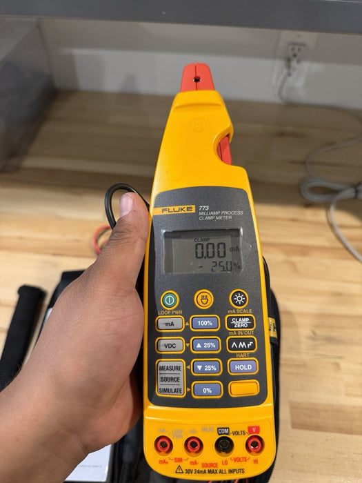 FLUKE 773 MILLIAMP PROCESS CLAMP (TESTED) NEW FREE SHIPPING
