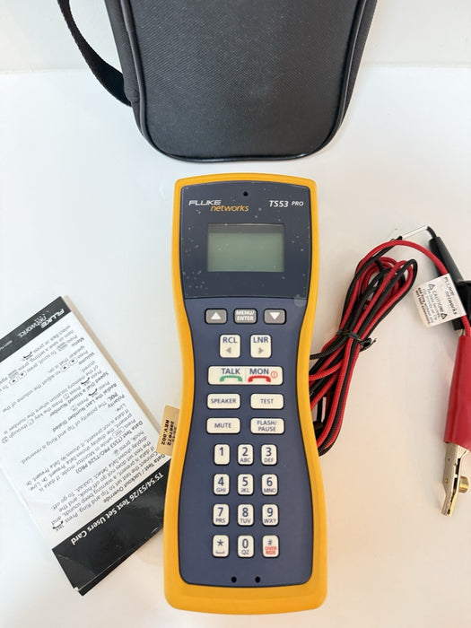 FLUKE NETWORKS TS53 PRO TEST SET / SHIPS FAST - FREE SHIPPING - NEW