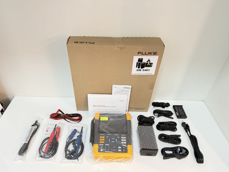 FLUKE 190-202-III 2CH 200MHZ 5GSS SCOPEMETER CALIBRATED 2024