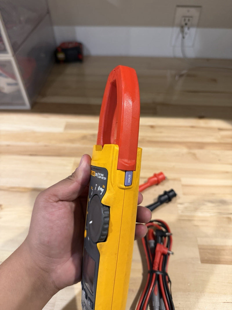 FLUKE 376 AC/DC TRUE RMS WIRELESS CLAMP METER WITH LEADS & CLIPS