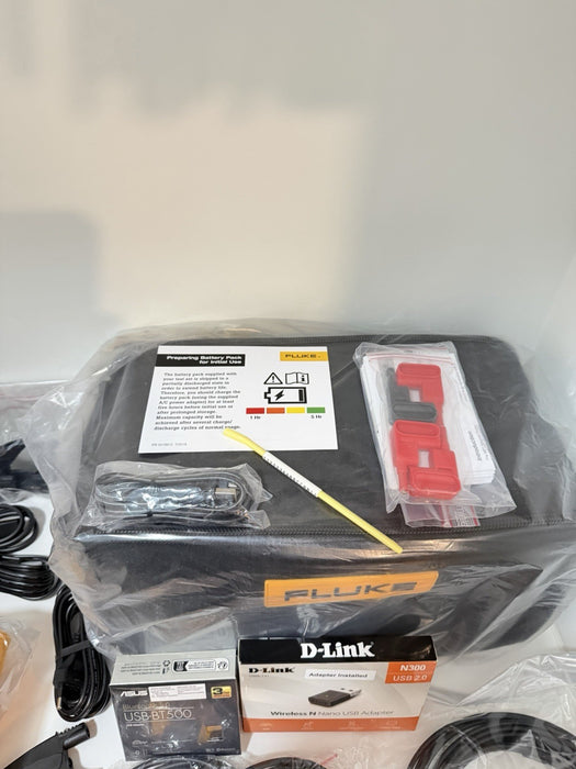 FLUKE 1738 POWER LOGGER KIT 3 PHASE W/ACCESSORIES/CALIBRATED 2026 NEW SHIPS FREE